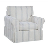 Bedford Swivel Chair by Braxton Culler Made in the USA Model 728-005XP