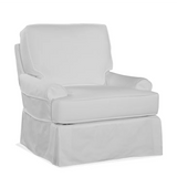 Belmont Swivel Glider with Slipcover by Braxton Culler Made in the USA Model 621-002XP