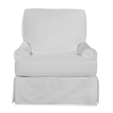 Belmont Swivel Chair with Slipcover by Braxton Culler Made in the USA Model 621-005XP