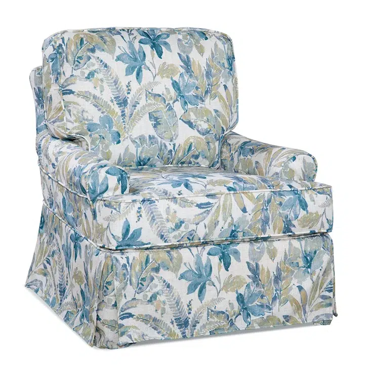 Belmont Swivel Glider with Slipcover by Braxton Culler Made in the USA Model 621-002XP