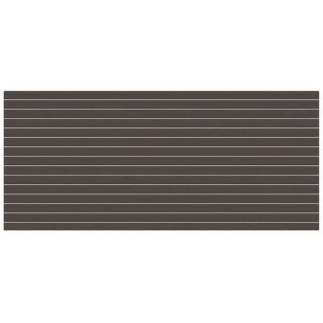 Big Falls Outdoor Rectangle Aluminum Slat Top Dining Table in Charcoal Model 031846SLUCHA