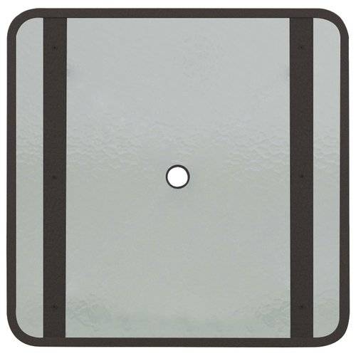 Big Falls Outdoor Square Glass Top Counter Height Table in Charcoal Model 031852GLUCHA