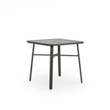 Big Falls Outdoor Square Glass Top Counter Height Table in Charcoal Model 031852GLUCHA