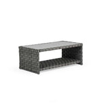Big Falls Outdoor Wicker Rectangle Cocktail Table Model 682029FLTDGY