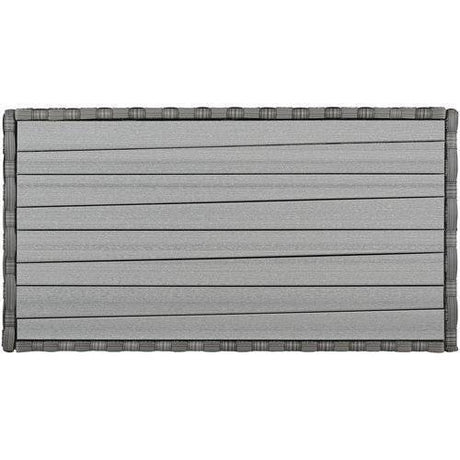Big Falls Outdoor Wicker Rectangle Cocktail Table Model 682029FLTDGY