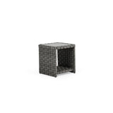 Big Falls Outdoor Wicker Square End Table Model 682020FLTDGY