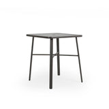 Big Falls Outdoor Square Glass Top Bar Height Table in Charcoal Model 031853GLUCHA