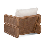 Bonnie Rattan Chair with Deep Seating Comfort by Braxton Culler
