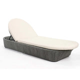 Boston Outdoor Chaise Lounger with Sunbrella Cushion Model 24163-LGFRD-CUSH by Skyline Design