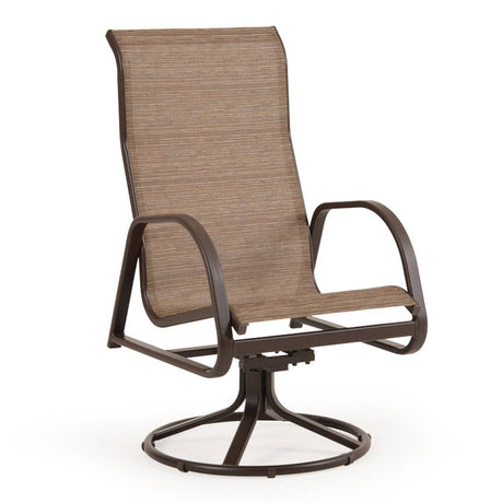 Boston Harbor Outdoor 5 Piece Swivel Rocker Sling Dining Set Model Boston-Harbor-5PC-Swivel