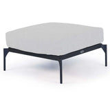 Boston Outdoor Ottoman with Sunbrella Cushion Model 24156-CMA-CUSH by Skyline Design