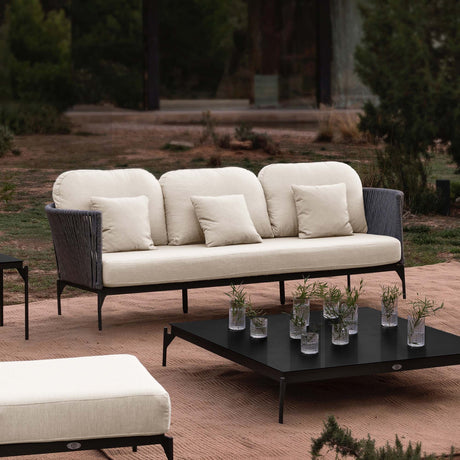 Boston Outdoor 6-Piece Seating Set with Sunbrella Cushions Model 24151-LGFRD-6PC by Skyline Design