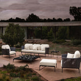 Boston Outdoor 6-Piece Seating Set with Sunbrella Cushions Model 24151-LGFRD-6PC by Skyline Design