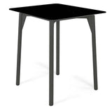 Boston Outdoor Square Pub Table with Glass Model 24162-CMA-BO-GL by Skyline Design