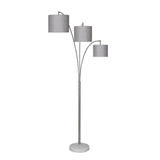 Brady Floor Lamp Model LUX-FL-333-STEEL By Lux Lighting