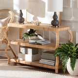 Brianna Wicker Fair Rattan Console Table or Plasma TV Stand