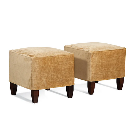 Brooklyn Ottoman with Slipcover by Braxton Culler Made in the USA Model 525-009XP