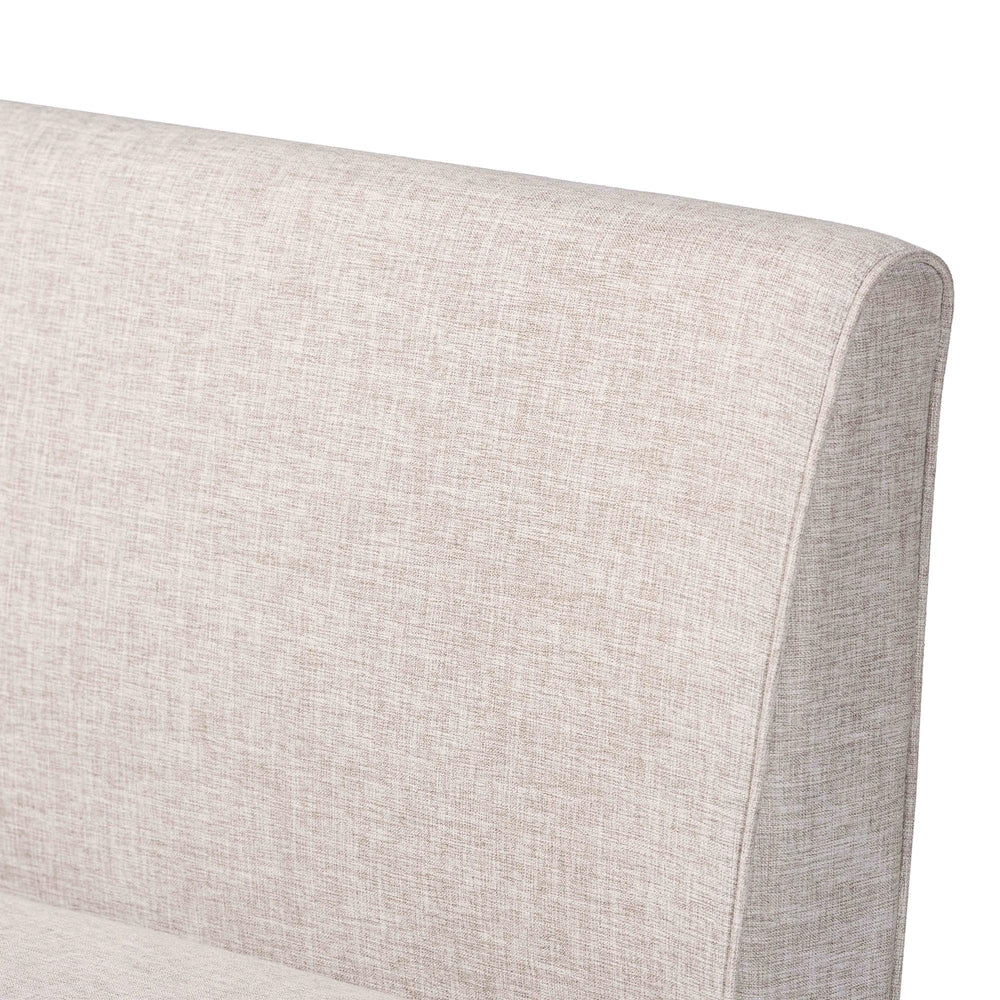 Bryna 2-Piece Fabric Upholstered Dining Nook Bench Set by Wicker Fair