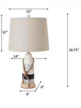 Buoy Table Lamp Set of 2 Model LUX-52076-TRI By Lux Lighting