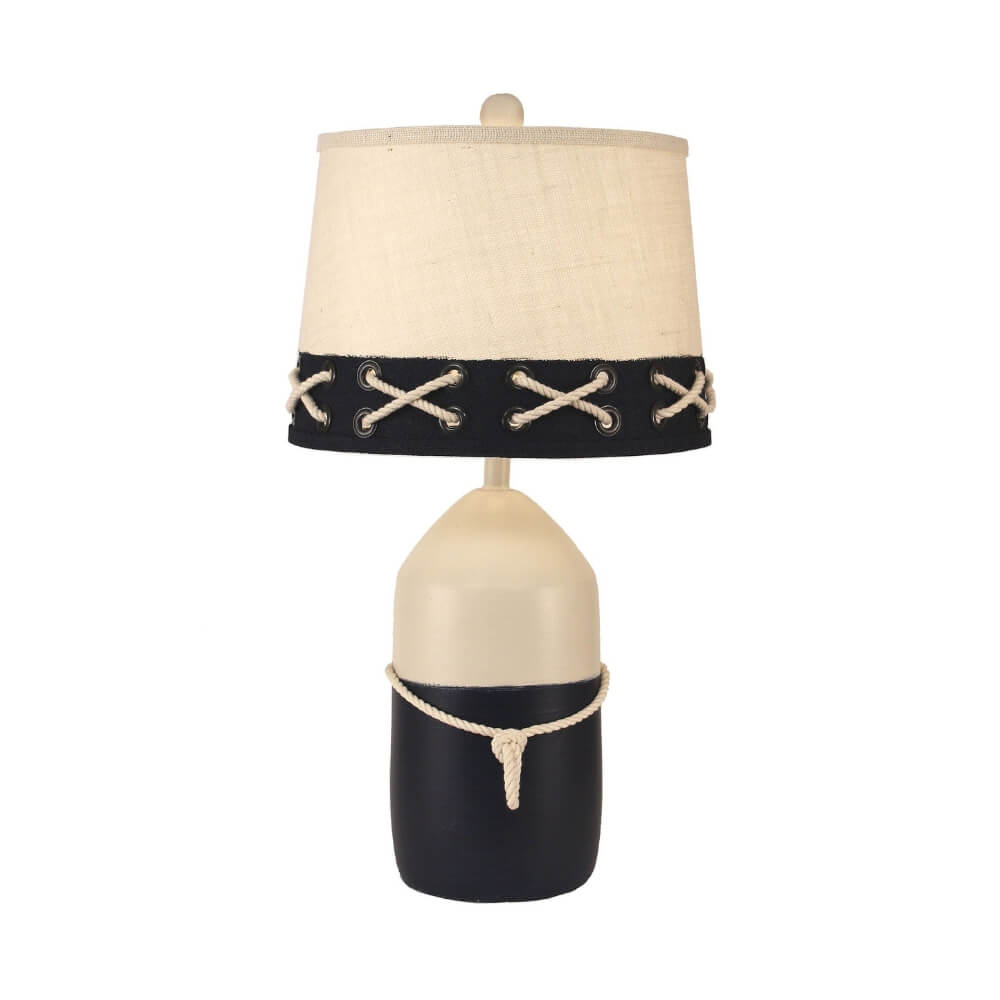 Buoy Ropes Navy Table Lamp