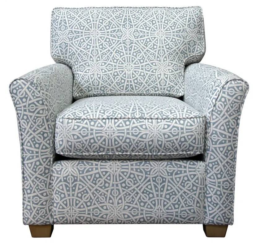 C203 Upholstered Lounge Chair by Capris Furniture