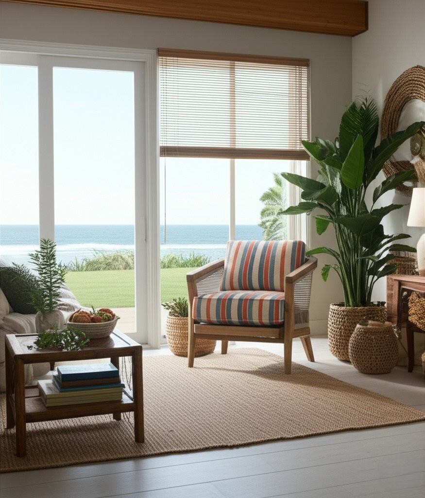 Vienna Rattan Lounge Chair by Capris Furniture Model C391