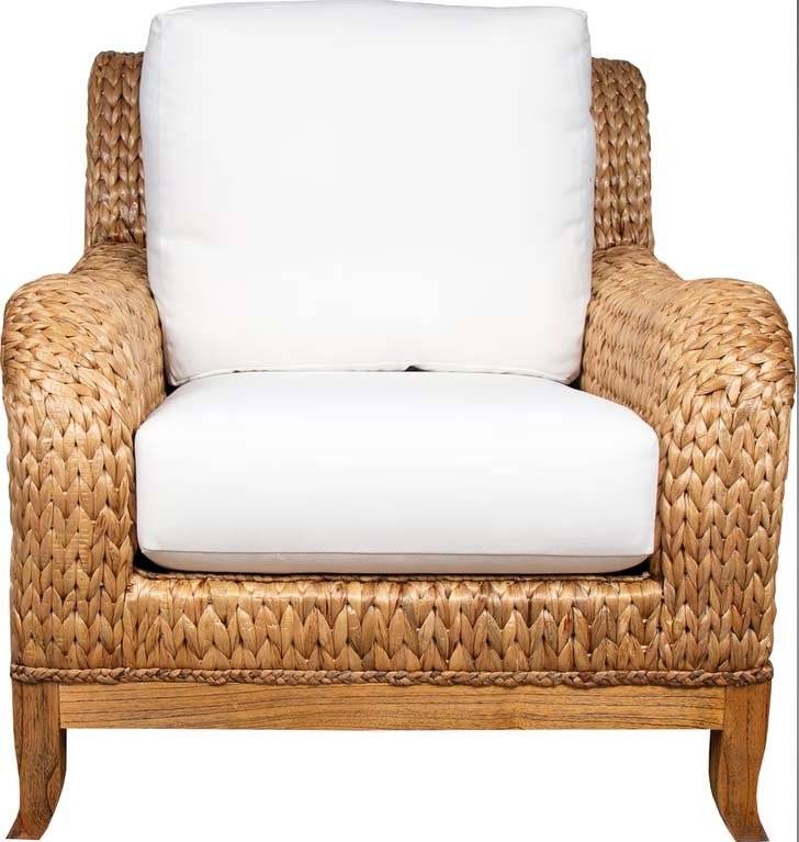 Tradewinds Indoor Wicker and Wood Arm Chair C622 From Capris Furniture