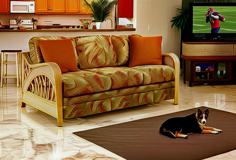 Captiva Rattan and Wicker 5 Pc Set in Natural Finish by Stanley Chair Model 202-SET-NAT