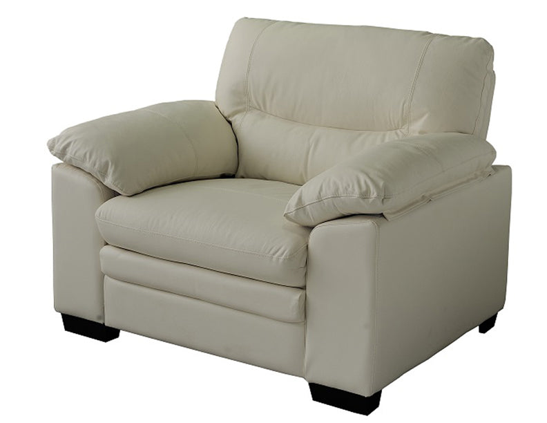 Venice Top Grain Cow Leather 3 Pc Set with Sofa, Loveseat, and Arm Chair S-720-3PCSET Stanley Chair