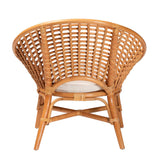 Seamist Modern Bohemian Natural Rattan Accent Chair