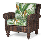 West Indies Rattan Ottoman Model WI-10 By Designer Wicker Tribor