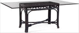 Chippendale Rattan Wicker 8 Pc Rectangle Dining Set with 78 Inch Table Model 970-RECTSET by Braxton Culler