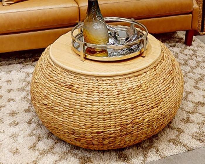Bengali Rattan 2 Pc Round Coffee and End Table Set from Capris Furniture CK328-LK328