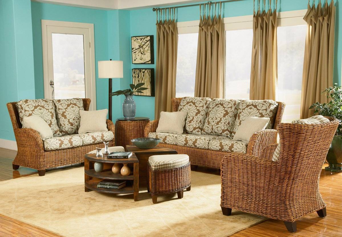 Clarissa Rattan Loveseat CZ-02 by Designer Wicker Tribor