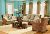 Clarissa Rattan Loveseat CZ-02 by Designer Wicker Tribor