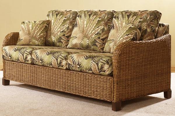 Clarissa Rattan Convertible Ottoman Coffee Table CZ-10B by Designer Wicker Tribor