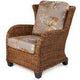 Clarissa Round Rattan Cocktail Table with Stools CZ-05B by Designer Wicker Tribor