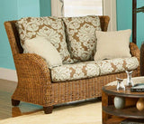 Clarissa Rattan Loveseat CZ-02 by Designer Wicker Tribor