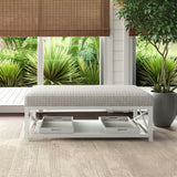 Marevia Cocktail Ottoman w/ Cushion by Capris Furniture Model CO744