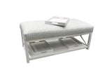 Marevia Cocktail Ottoman w/ Cushion by Capris Furniture Model CO744
