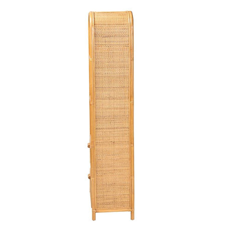 Compass Wicker Fair Rattan Book Case Shelf Cabinet