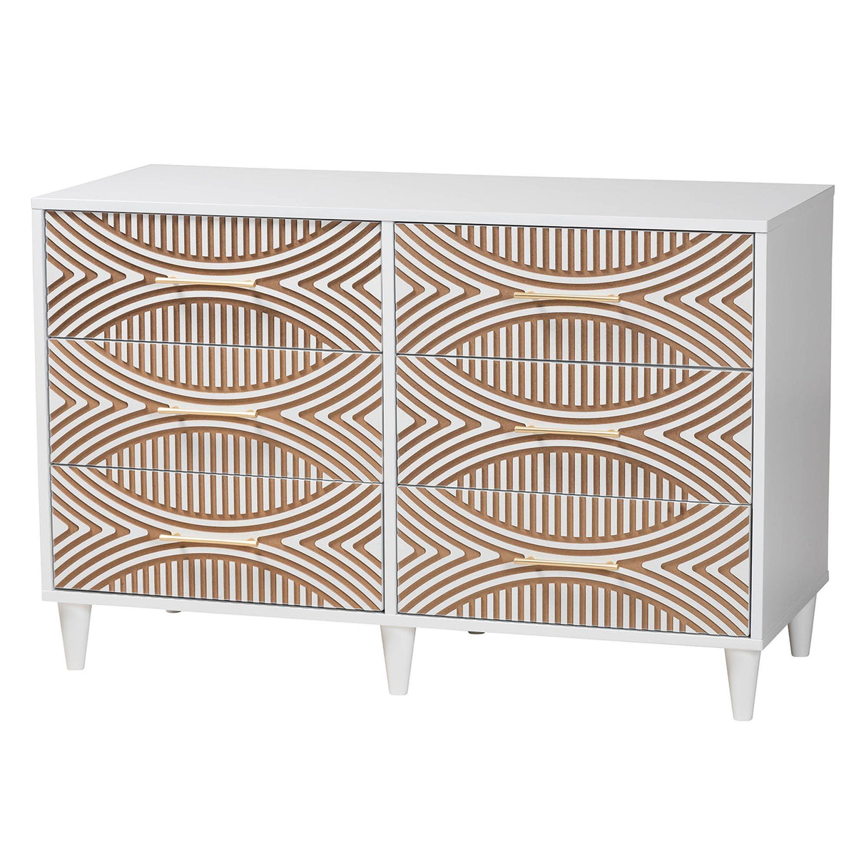 Congo 3 Pc Tropical Style Wood Queen Bedroom Set SW8591-White-3PC Queen Bedroom Set