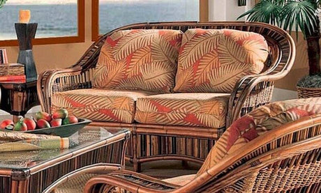 Spice Islands Wicker Cushion Set (Loveseat) – Made in the USA SP-CUSH-LS