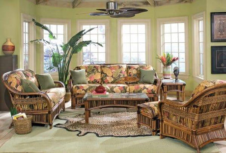 Congo Rattan Living Room End Table Model CGET from Spice Island Wicker