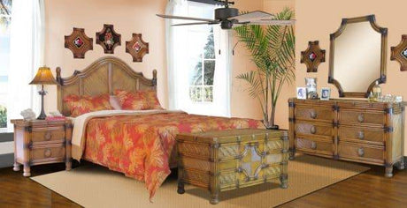 Palm Bay Rattan Queen Headboard Model PBQHB by Wicker Fair