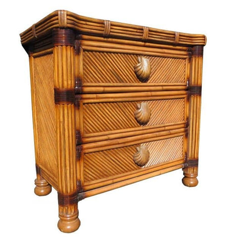 Palm Bay Rattan 3 Drw Chest Model PB3D by Wicker Fair