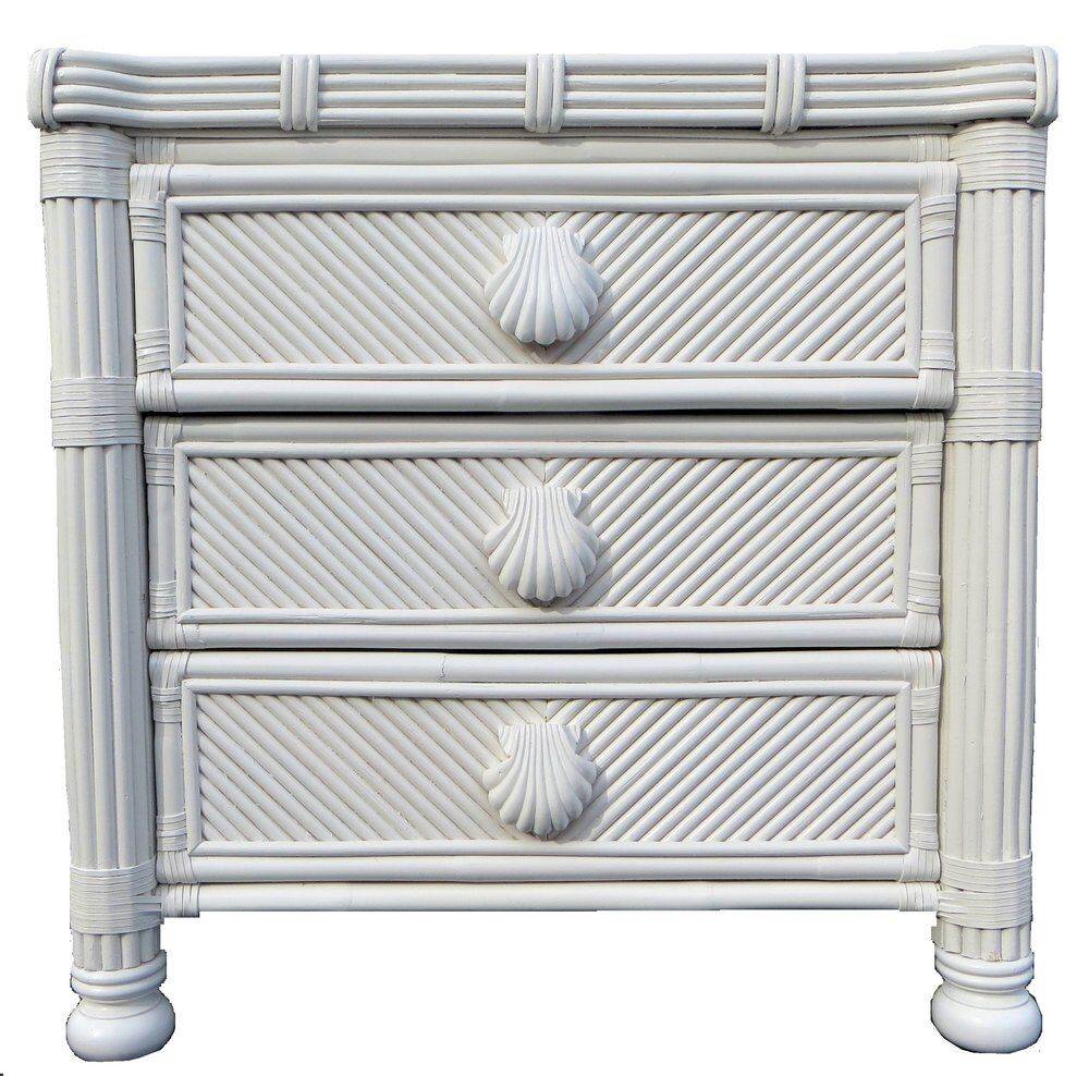 Palm Bay Rattan 3 Drw Chest Model PB3D by Wicker Fair