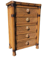 Palm Bay Rattan 5 Drw Chest Model PBW5D by Wicker Fair
