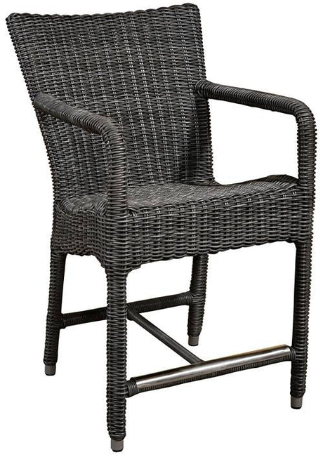 Lorca Outdoor Wicker 36 Inch Round Pub Bar Table PT9852-36 by Beachcraft