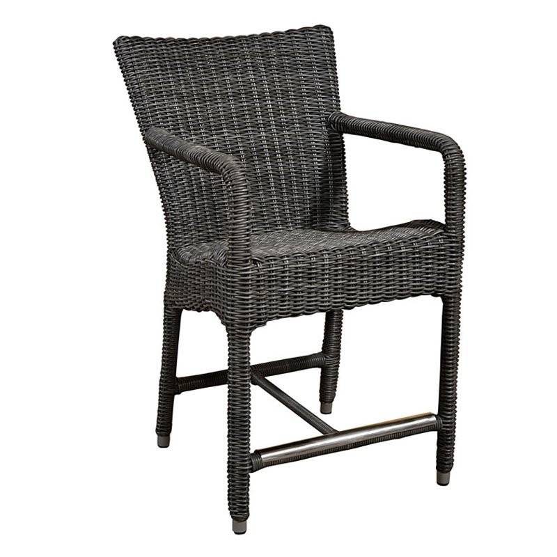 Lorca Patio Wicker Barstool or Counterstool B24-9852 by Beachcraft